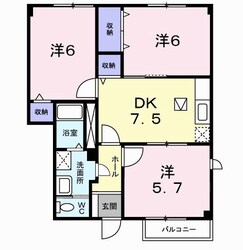 松本駅 バス15分  山辺中学校前下車：停歩5分 1階の物件間取画像